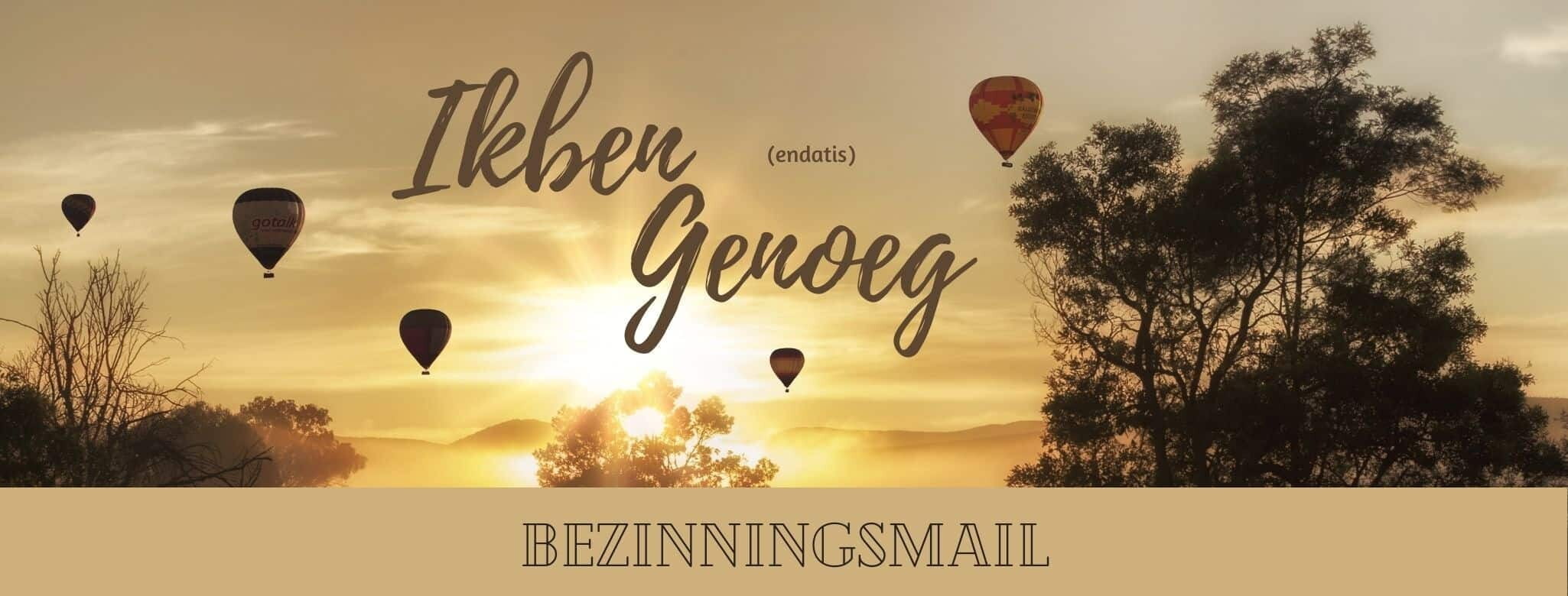 Emailserie 'Ik ben genoeg'